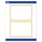 Avery Printable Rectangle Invitation Cards, Gold Multi-Lined Border, 5" x 7", Matte White Rectangle Invitation Cards, Laser/Inkjet, 20ct, Great for Invitation Cards